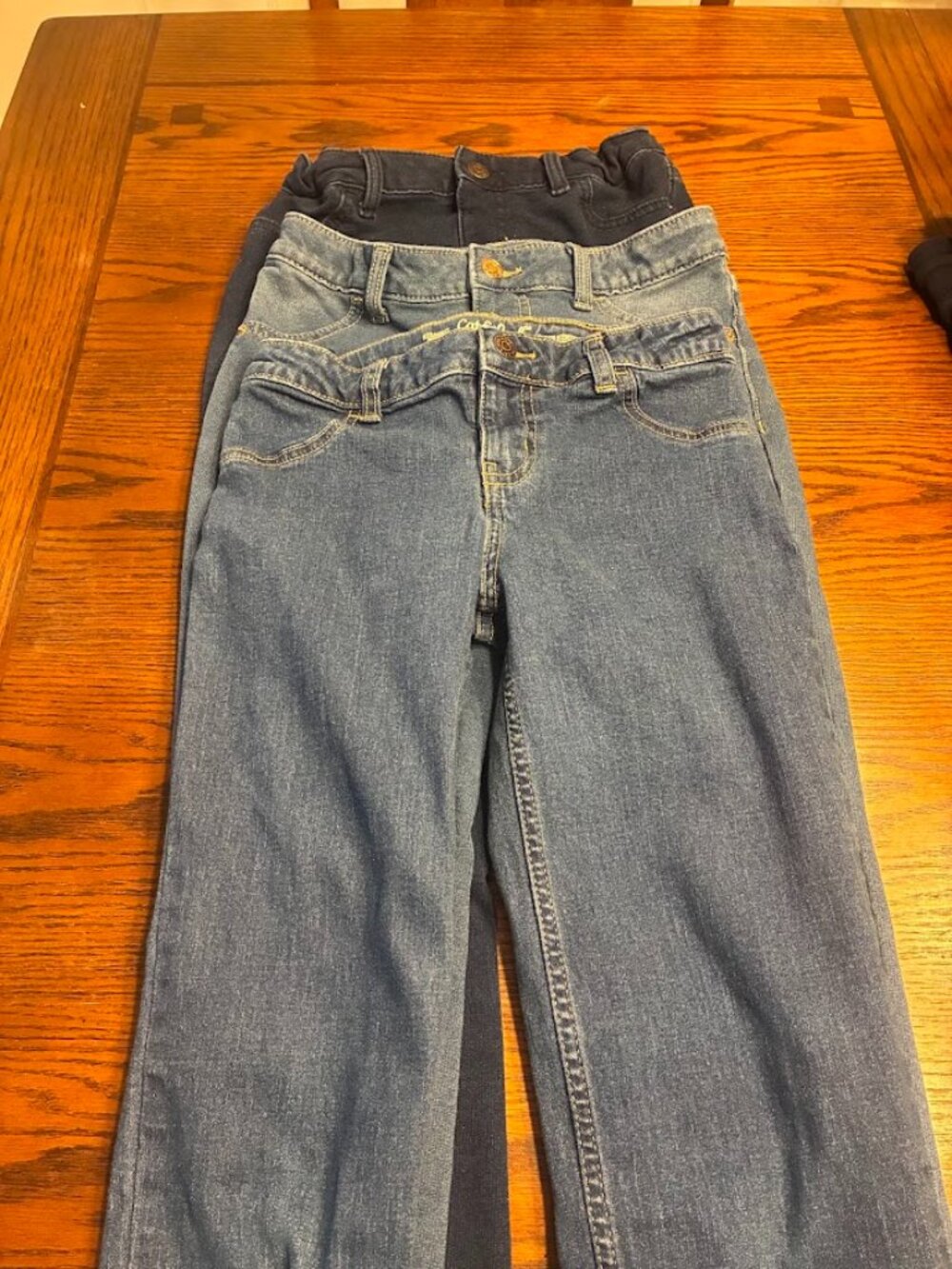 3 Pairs of Cat and Jack Jeans/jeggings - Size 10/12